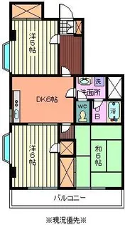 パールメゾン矢作【2階】の間取り