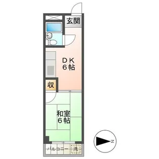 アバンハウスI【2階】の間取り