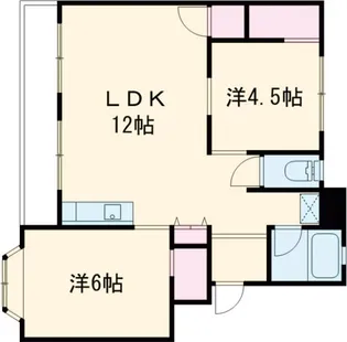笠原コーポ【5階】の間取り