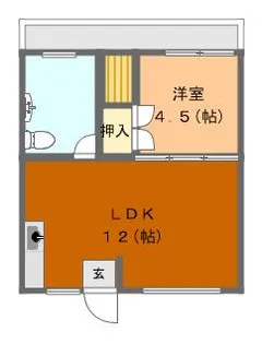 クオリティハイム朝【2階】の間取り