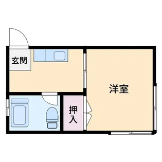 三原ハイツ【1階】の間取り