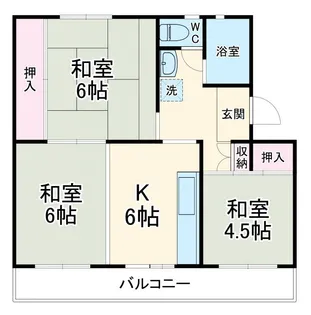 高州3丁目団地【2階】の間取り