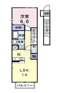 マーヴェラス【2階】の間取り