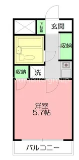 グリーンハイツ参番館【2階】の間取り