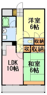 ノーブルナガシマ【3階】の間取り