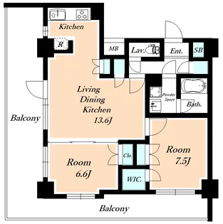 千葉県浦安市猫実2【マンション】の間取り
