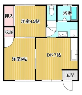 三重県熊野市有馬町【アパート】の間取り