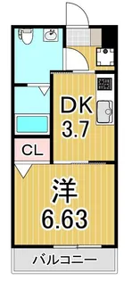 アーバンパーク六町【4階】の間取り