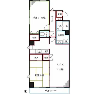 東京都新宿区西落合3【マンション】の間取り