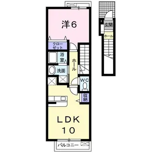 サニーヒルズ・オカベ【2階】の間取り