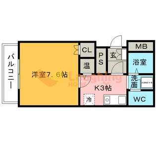 リーベンハォス【2階】の間取り