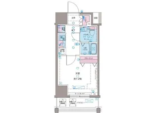 東京都新宿区百人町2【マンション】の間取り
