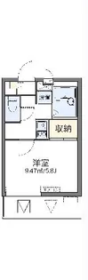 1Kの間取り画像