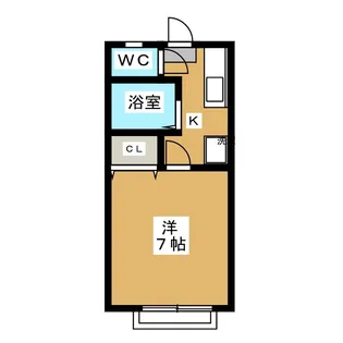 ハイム田原【1階】の間取り