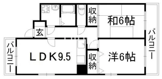 カーネルヒル【2階】の間取り