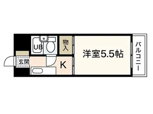 舟入 松尾ビル【4階】の間取り