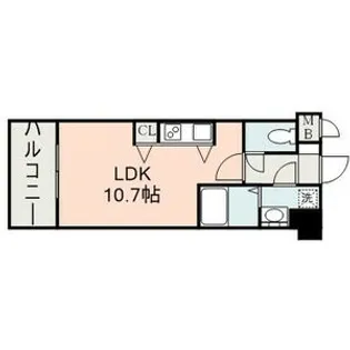 ISM水前寺【3階】の間取り