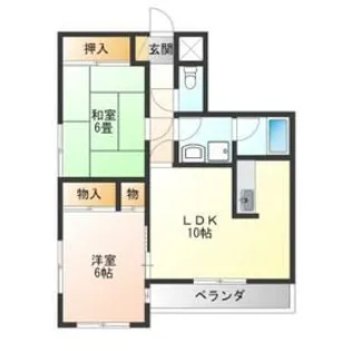 江戸屋ハイツ【7階】の間取り