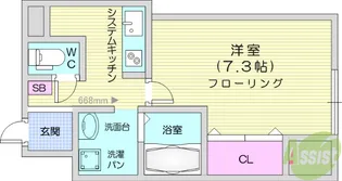 MUSE SINTERA【7階】の間取り