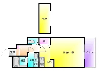 あんしん+小畑町【1階】の間取り