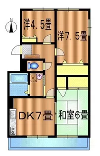 ガーデンテラス田中【1階】の間取り