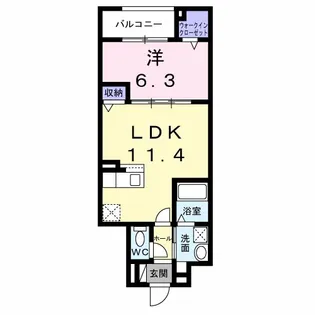 東京都世田谷区南烏山6【アパート】の間取り