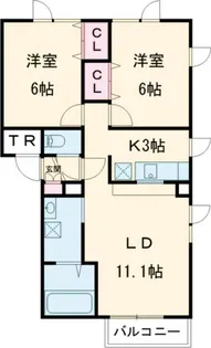 フォレスト澄川2・4【2階】の間取り