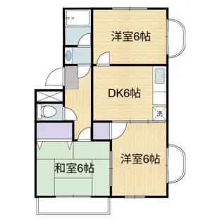 第一続木マンション【2階】の間取り