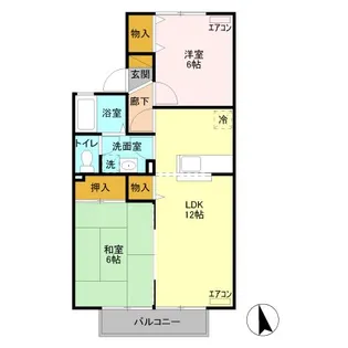 ル・パサージュ【2階】の間取り