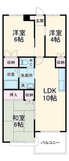 カーサ・ミア【3階】の間取り