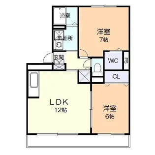 グランドパレス【1階】の間取り