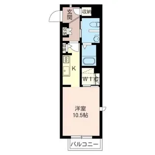 アベニュー吉町【1階】の間取り