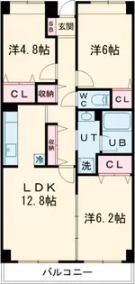 目黒本町マンション【4階】の間取り