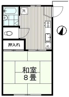 エステーハイツ【1階】の間取り