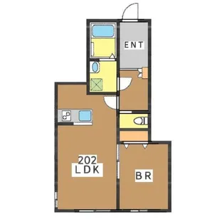 東京都杉並区高円寺北1【アパート】の間取り