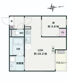 Jack heiwa I【1階】の間取り