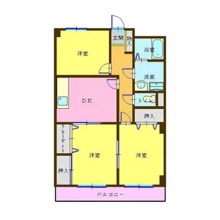 シークエスト鳥越【3階】の間取り