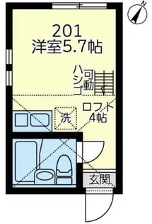 神奈川県横浜市金沢区乙舳町【アパート】の間取り