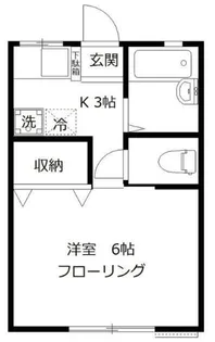 カエデハイツ【2階】の間取り