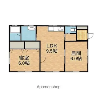 茨城県潮来市曲松南【一戸建】の間取り
