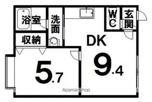 KUROSU.20【2階】の間取り