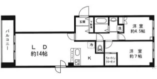 三田ロイヤル【5階】の間取り