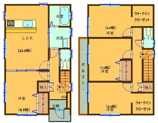 東京都町田市小山町【一戸建】の間取り