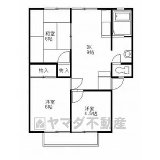ハイツ・オーエム【2階】の間取り