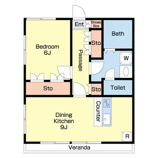 MIRAI【2階】の間取り