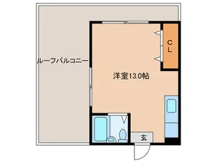 ハイツプライム【4階】の間取り