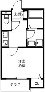 グランシャレー堀切菖蒲園III【1階】の間取り