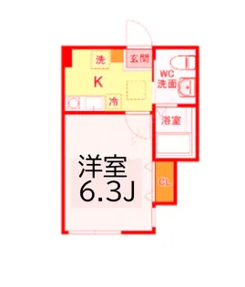 Hakusui星川【1階】の間取り