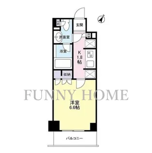 東京都目黒区目黒本町2【マンション】の間取り