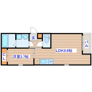 TheOTS 1【2階】の間取り